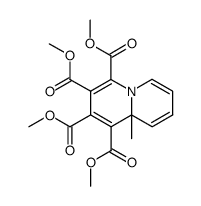 tetramethyl 9a-methyl-9aH-quinolizine-1,2,3,4-tetracarboxylate结构式