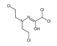 2,2-dichloro-N',N'-bis(2-chloroethyl)acetohydrazide Structure