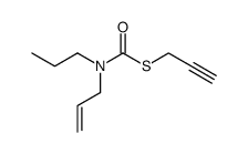 allyl-propyl-thiocarbamic acid S-prop-2-ynyl ester Structure