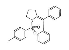 2-(diphenylmethylene)-1-tosylpyrrolidine结构式