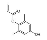 (4-hydroxy-2,6-dimethylphenyl) prop-2-enoate Structure