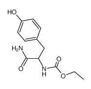 N-ethoxycarbonyl-tyrosine amide结构式