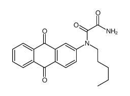 N'-(9,10-dioxoanthracen-2-yl)-N'-pentyloxamide结构式