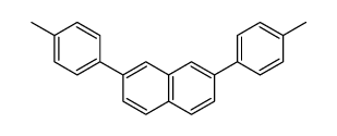 Naphthalene, 2,7-bis(4-methylphenyl)- Structure