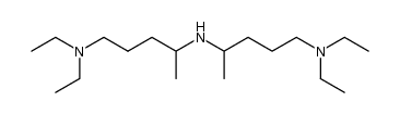 bis-(4-diethylamino-1-methyl-butyl)-amine Structure
