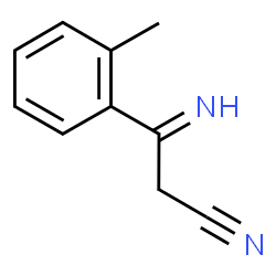 Benzenepropanenitrile,-bta--imino-2-methyl- structure