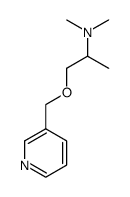 N,N-dimethyl-1-(pyridin-3-ylmethoxy)propan-2-amine Structure