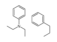 N,N-diethylaniline,propylbenzene Structure