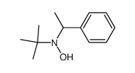 N-tert-Butyl-N-(1-phenylethyl)hydroxylamine结构式