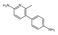 5-(4-amino-phenyl)-6-methyl-[2]pyridylamine结构式