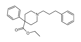 ethyl 4-phenyl-1-(3-phenylpropyl)piperidine-4-carboxylate Structure