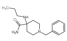 4-Piperidinecarboxamide,1-(phenylmethyl)-4-(propylamino)- Structure