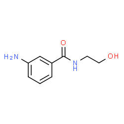 3-Amino-N-(2-hydroxyethyl)benzamide结构式