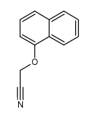 2-(naphthalen-1-yloxy)acetonitrile结构式
