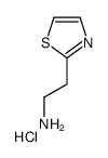 2-(1,3-Thiazol-2-yl)ethanamine hydrochloride (1:1)结构式