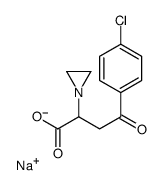 sodium,2-(aziridin-1-yl)-4-(4-chlorophenyl)-4-oxobutanoate结构式