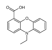 10-ethylphenoxazine-4-carboxylic acid结构式