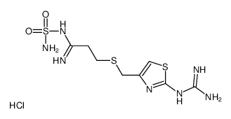 famotidine hydrochloride Structure