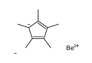 beryllium,carbanide,1,2,3,4,5-pentamethylcyclopenta-1,3-diene Structure