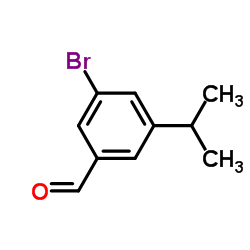 3-Bromo-5-isopropylbenzaldehyde structure