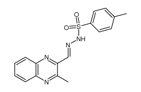 3-Methylchinoxalin-2-carbaldehydtosylhydrazon Structure