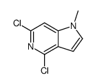 4,6-dichloro-1-methylpyrrolo[3,2-c]pyridine structure