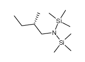 N-bis(trimethylsilyl)-(S)-2-methylbutylamine结构式