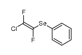E-1,2-difluoro-2-chlorovinyl phenyl selenide Structure