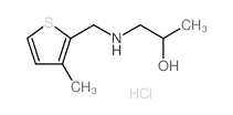 1-[(3-Methyl-thiophen-2-ylmethyl)-amino]-propan-2-ol hydrochloride Structure