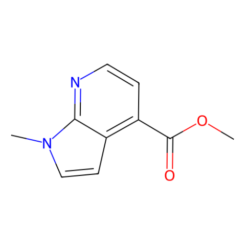 1-甲基-1H-吡咯并[2,3-B]吡啶-4-羧酸甲酯结构式