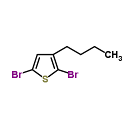 2,5-Dibromo-3-butylthiophene Structure