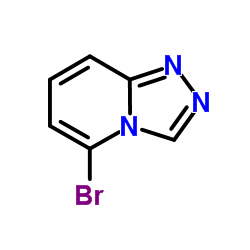5-溴-1,2,4-噻唑并[4,3-a]吡啶结构式