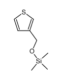 trimethyl(thiophen-3-ylmethoxy)silane结构式