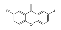 2-bromo-7-iodo-9-methylene-9H-xanthene结构式
