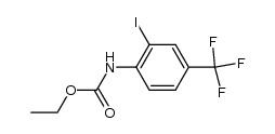 ethoxy-N-[2-iodo-4-(trifluoromethyl)phenyl]carboxamide结构式