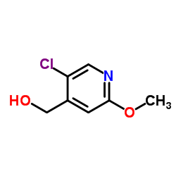 (5-Chloro-2-Methoxy-pyridin-4-yl)-Methanol结构式