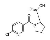 N-(6-Chloropyridine-3-carbonyl)-L-proline structure