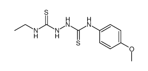 1-ethyl-6-(4'-methoxyphenyl)-2,5-dithiobiurea Structure