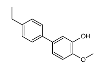 5-(4-ethylphenyl)-2-methoxyphenol Structure