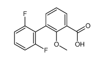 3-(2,6-difluorophenyl)-2-methoxybenzoic acid结构式