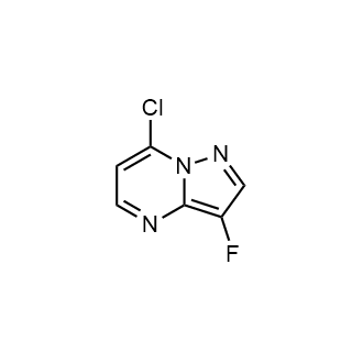 7-Chloro-3-fluoropyrazolo[1,5-a]pyrimidine Structure