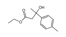 ethyl 3-hydroxy-3-(4-methylphenyl)butanoate Structure