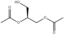 1,2,3-Propanetriol, 1,2-diacetate, (S)- Structure