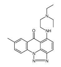 5-<2-(diethylamino)ethylamino>-8-methyl-6H-<1,2,3>-triazolo<4,5,1-de>acridin-6-one Structure