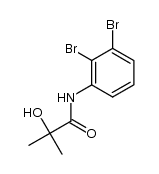 N-(2,3-dibromophenyl)-2-hydroxy-2-methylpropanamide结构式