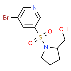 (1-(5-bromopyridin-3-ylsulfonyl)pyrrolidin-2-yl)Methanol picture