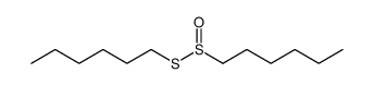 S-hexyl hexane-1-sulfinothioate结构式