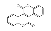 5,11-Dihydro[1]benzopyrano[4,3-c][1]benzopyran-5,11-dione结构式