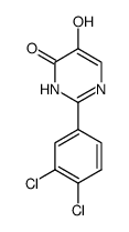 2-(3,4-dichlorophenyl)-5-hydroxypyrimidin-4(3H)-one Structure