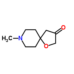8-Methyl-1-oxa-8-azaspiro[4.5]decan-3-one Structure